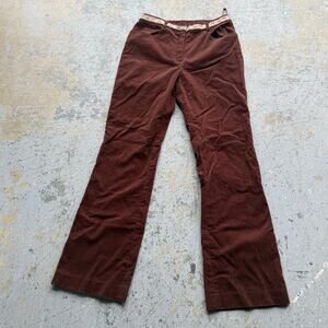 Lilly Pulitzer Brown Corduroy Pants Sz 2